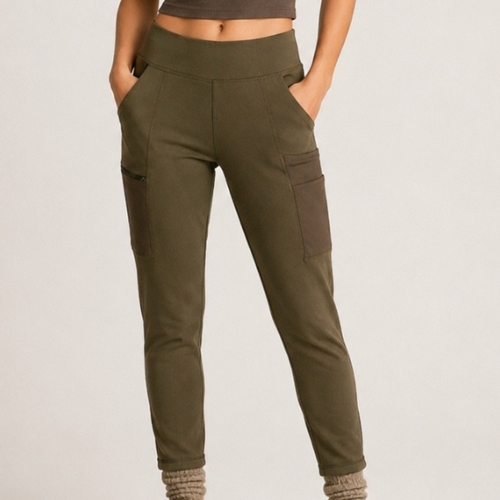 Carhartt Force Fitted Utility Leggings Womens‎ S Regular Taupe Gorpcore Casual